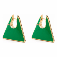 Bottega Veneta Women's 'Triangle Enamel' Earrings