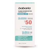 Babaria Crème solaire 'Solar Mineral UV SPF 50' - 50 ml