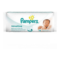Pampers 'Sensitive' Baby wipes - 12 Wipes