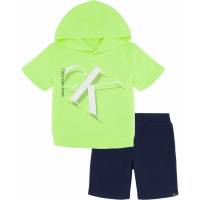 Calvin Klein 'Logo' Kapuzenpullover & Shorts Set für kleinkind Jungen