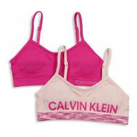 Calvin Klein 'Seamless Ruched Cropped'  Bralette für große Mädchen - 2 Stücke