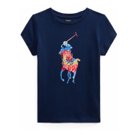 Polo Ralph Lauren 'Big Pony' T-Shirt für Kleine Mädchen