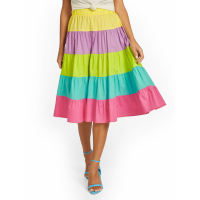 New York & Company Women's 'Colorblock' Midi Skirt