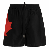 Dsquared2 Shorts de bain 'Maple Leaf Logo' pour Hommes
