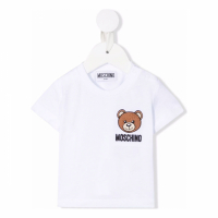 Moschino Baby 'Teddy Bear Embroidered-Patch' T-Shirt für Baby Jungen