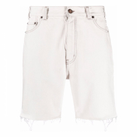Saint Laurent Men's 'Frayed' Denim Shorts