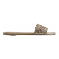Guess Women's 'Billa Rhinestone Slide' Flat Sandals