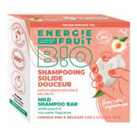 Energie Fruit 'White Peach & Organic Rice Water' Festes Shampoo - 60 g