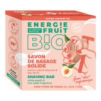Energie Fruit 'White Peach & Organic Rice Water' Shaving Soap - 60 g