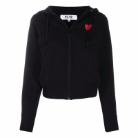 Comme Des Garçons Play Women's 'Logo Hooded' Jacket
