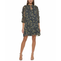 Tommy Hilfiger Robe mini 'Floral Ruffled' pour Femmes