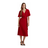 LAUREN Ralph Lauren Women's 'Georgette' Short-Sleeved Dress
