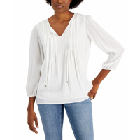 Tommy Hilfiger Women's 'Pin-Tuck Peasant' Blouse