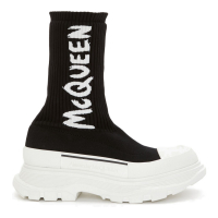 Alexander McQueen 'Graffiti Tread Slick' Hochgeschnittene Sneakers für Damen