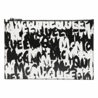 Alexander McQueen Men's 'Graffiti All-Over' Pouch