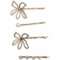 INC International Concepts Women's 'Flower Bobby Pin' Hair Clips Set - 4 Pieces