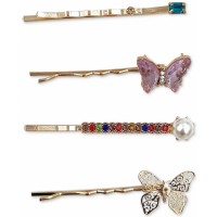 INC International Concepts Women's 'Butterfly Bobby Pin' Hair Clips Set - 4 Pieces