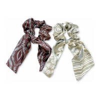 INC International Concepts Women's 'Ribbon Tie' Scrunchie Set - 2 Pieces