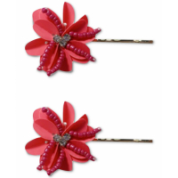 INC International Concepts Women's 'Flower Bobby Pin' Hair Clips Set - 2 Pieces
