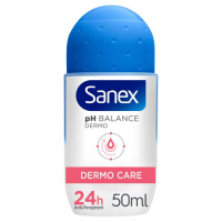 Sanex Déodorant Roll On '24H pH Balance Dermo Care' - 50 ml