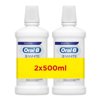 Oral-B Bain de bouche '3D White Luxe Perfection' - 500 ml, 2 Pièces