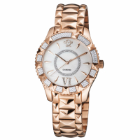 Gevril Gv2 Venice Womens Mop Dial Ip Rose Gold Stainless Steel Watch