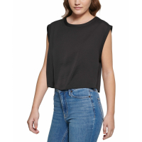 Calvin Klein Jeans Women's 'Charmeuse' Crop Top