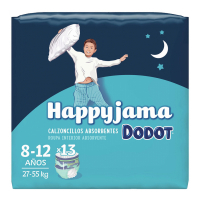 Dodot Couches 'Happyjama T8' - 8-12 years 13 Pièces