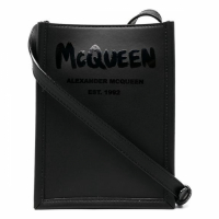 Alexander McQueen Men's 'Graffiti Edge' Shoulder Bag