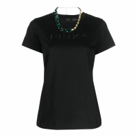 Pinko 'Crystal Necklace' T-Shirt für Damen