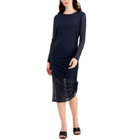 INC International Concepts 'Solid' Midi Kleid für Damen