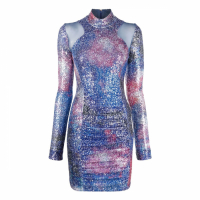 Versace Jeans Couture Women's 'Sequin' Long-Sleeved Dress
