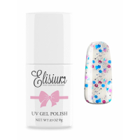 Elisium 'Hybrid/ UV' Gel Nail Polish - 098 Crazy Confetti 9 g