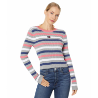Tommy Jeans Pull 'Striped Rib' pour Femmes
