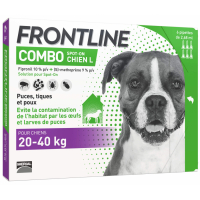 Frontline 'Combo Spot-On Dog' Antiparasitic - 20 to 40kg 6 Doses