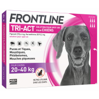 Frontline 'Tri-Act Dog' Antiparasitic - 20 to 40kg 6 Doses