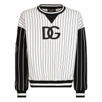 Dolce & Gabbana Sweatshirt 'Stripe-Panelled' pour Hommes