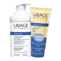 Uriage 'Xémose Replenishing Cream + Free Cleansing Soothing Oil' Körperpflegeset - 2 Stücke