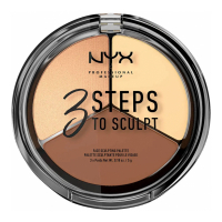 Nyx Professional Make Up '3 Steps To Sculpt' Gesichtspalette - Light 5 g