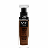 Nyx Professional Make Up 'Can'T Stop Won'T Stop Full Coverage' Foundation - Deep Walnut 30 ml