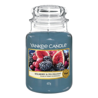 Yankee Candle Bougie parfumée 'Mulberry & Fig Delight' - 623 g