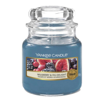 Yankee Candle Bougie parfumée 'Mulberry & Fig Delight' - 104 g