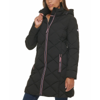 Tommy Hilfiger Women's 'Hooded Quilted' Puffer Coat