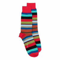 Paul Smith Chausettes 'Yakov Striped Colour-Block' pour Hommes