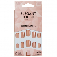 Elegant Touch Faux Ongles 'Core Colour' - Warm Caramel 24 Pièces