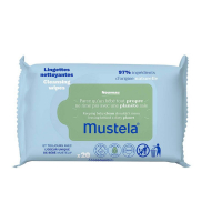Mustela Lingettes pour bébé 'Avocat Bio' - 20 Pièces