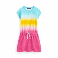 Polo Ralph Lauren Kids 'Ombré Terry' T-Shirt-Kleid für Kleine Mädchen