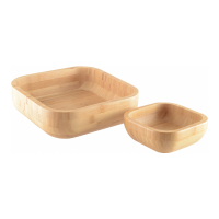 Aulica Wood Salad Bowl With A Little Bowl