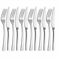 Aulica Set Of 12 Silver Cutlery