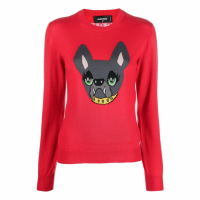 Dsquared2 Women's 'Icon Dog' Sweater